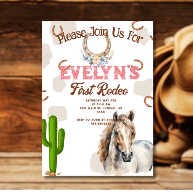 Tarjeta De Agradecimiento Primer patrón rodeo occidental de herradura (Subido por el creador)