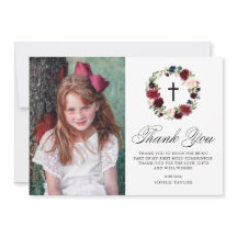 Primera comunión de la floral azul y borgoña