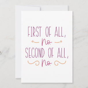 Tarjeta De Agradecimiento Primero que nada no segundo que nada no