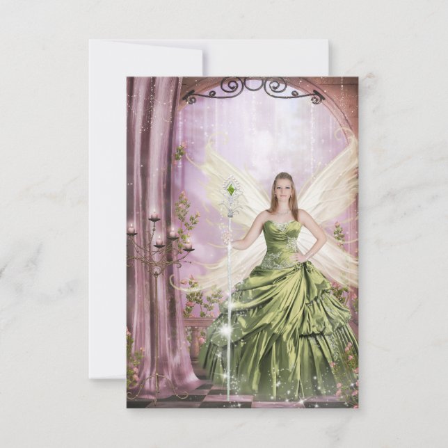 Tarjeta De Agradecimiento Princesa (Anverso)