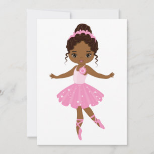 Tarjeta De Agradecimiento Princesa Ballerina