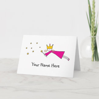 Tarjeta De Agradecimiento Princesa Fairy Notes