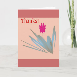 Tarjeta De Agradecimiento Productos de un solos del desierto regalo de la