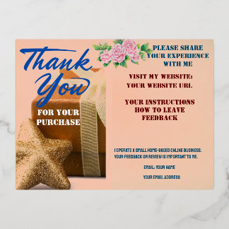 Tarjeta de agradecimiento profesional en línea