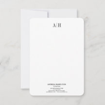 Profesional formal Dos Monogramas