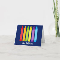 Profesora de la Escuela Primaria Cute Crayon Perso