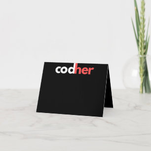 Tarjeta De Agradecimiento Programadora Chica Cúdher Mujeres Ingenieras Estúm