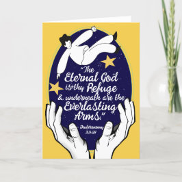 Tarjeta De Agradecimiento Promesa de Dios para cada necesidad - Deut. 33:27