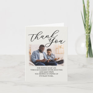Tarjeta De Agradecimiento Propuesta de Adopción Foto Personalizada