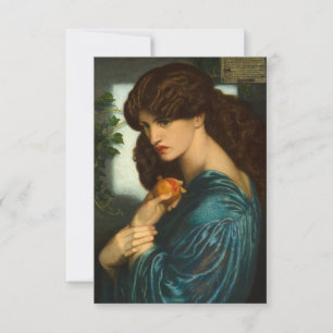 Tarjeta De Agradecimiento Proserpina de Dante Gabriel Rossetti