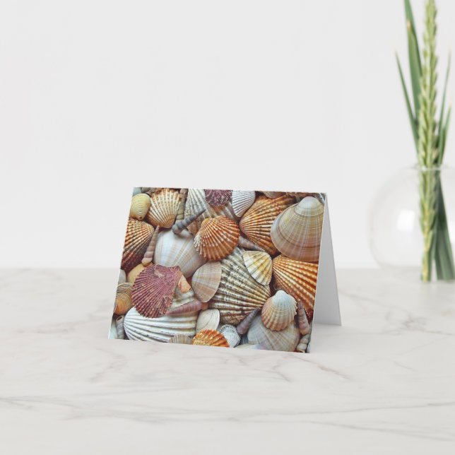 Tarjeta De Agradecimiento Protestas marítimas en blanco dentro (Anverso)