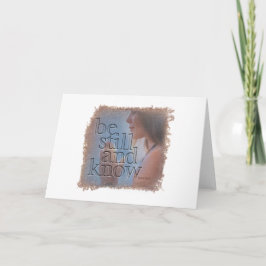 Tarjeta De Agradecimiento PSALM 46:10 - Greeting Card