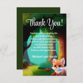 Tarjeta De Agradecimiento Pterozoides lindos