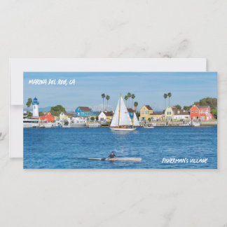 Tarjeta De Agradecimiento Pueblo de Pescadores - Marina Del Rey, CA