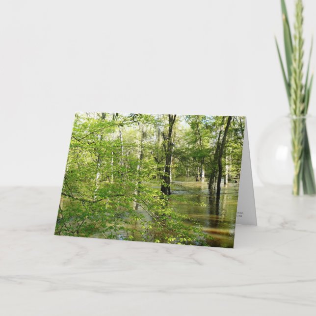 Tarjeta De Agradecimiento Puede usted vivir en el desbordamiento - un (Anverso)