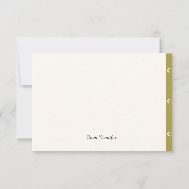 Tarjeta De Agradecimiento Puedes personalizar  (Anverso)