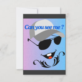 Tarjeta De Agradecimiento ¿Puedes Verme?