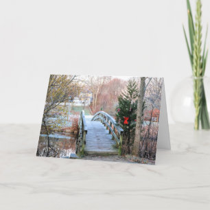 Tarjeta De Agradecimiento Puente de pie sobre el estanque de Jenney 120522