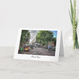 Tarjeta De Agradecimiento Puente Wolvenstraat Singel - Gracias