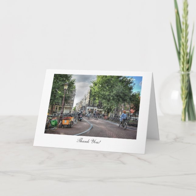 Tarjeta De Agradecimiento Puente Wolvenstraat Singel - Gracias (Anverso)