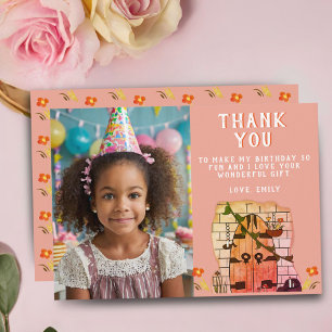 Tarjeta De Agradecimiento Puerta de Cuento de Hadas Flor Dibujo Cumpleaños F