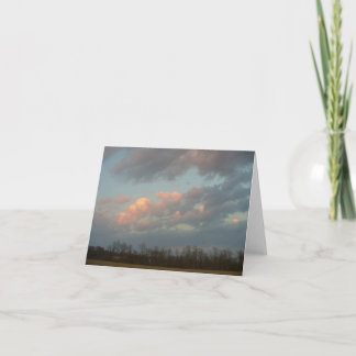 Tarjeta De Agradecimiento Puesta del sol sobre Scuttlehole