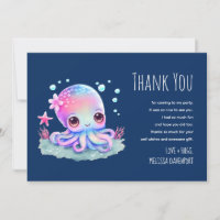 Pulpo Adorable Criatura Marina Gracias