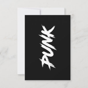 TARJETA DE AGRADECIMIENTO PUNK
