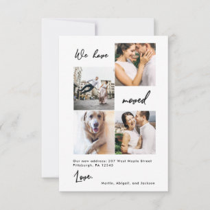 Tarjeta De Agradecimiento Puntos modernos Cambio de dirección en negro Foto