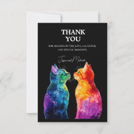 Tarjeta De Agradecimiento 🌈 Puramente Tuyo: Puramente