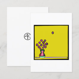 TARJETA DE AGRADECIMIENTO PURPLE BOUQUET