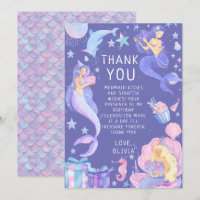 Purple Our Little Mermaid All Age Birday