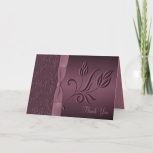 Tarjeta de agradecimiento Purple Passion