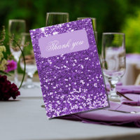 Purpurina morado Tiara Crown Elegante Quinceañera