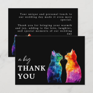 Tarjeta De Agradecimiento 🌈  Purrfectamente Tuyo: Purrfectamente Grande