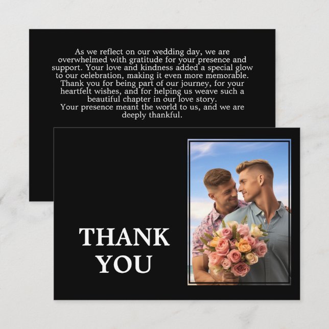 Tarjeta De Agradecimiento 🌈  Purrfectly Yours: Rainbow Love (Anverso / Reverso)