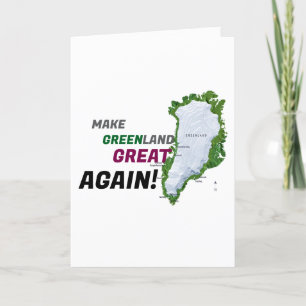 Tarjeta De Agradecimiento ¡Que Groenlandia vuelva a ser grande! (MGGA)
