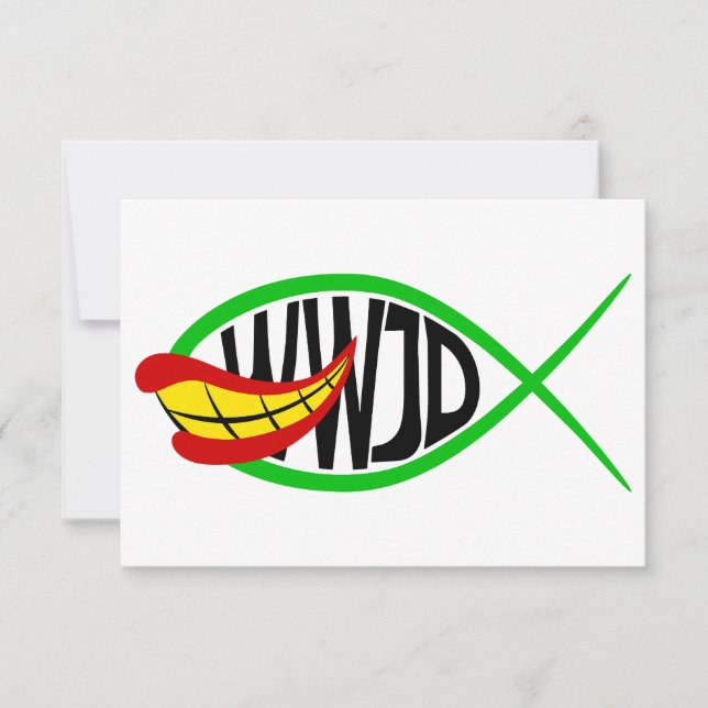 Tarjeta De Agradecimiento ¿Qué Haría El Bromista? (Anverso)