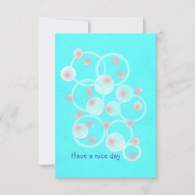 Tarjeta De Agradecimiento Que tengas un buen día (Anverso)