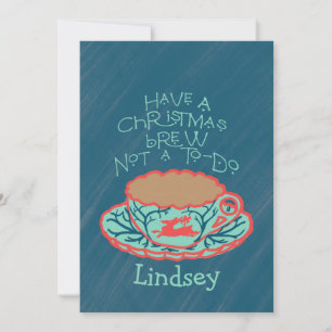 Tarjeta De Agradecimiento Que un Navidad se genere, no una tarea pendiente