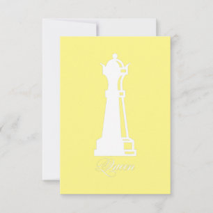 Tarjeta De Agradecimiento Queen Chess Piece Halloween Disstuve al Ajedrez Lo