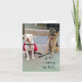 TARJETA DE AGRADECIMIENTO QUERER DECIR…