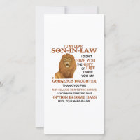 Querido yerno, te di mi linda hija