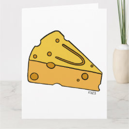 Tarjeta De Agradecimiento Queso Cute de Cheesin'