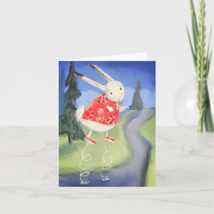 Tarjeta De Agradecimiento Rabbit Ingenuity Notecard