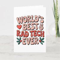 Tarjeta de agradecimiento Rad Tech