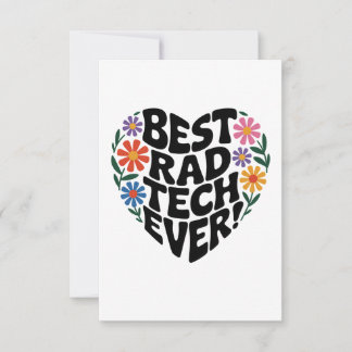 Tarjeta De Agradecimiento Rad Tech