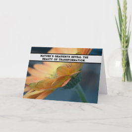 Tarjeta De Agradecimiento Radiancia Petal - Gradiente de la naturaleza