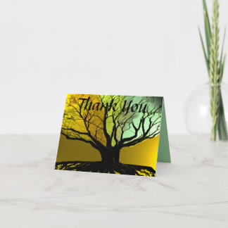 Tarjeta De Agradecimiento Raíces Gracias