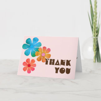 Tarjeta De Agradecimiento Ramo de flores